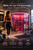 Infrarotkabine mit Glasfront
